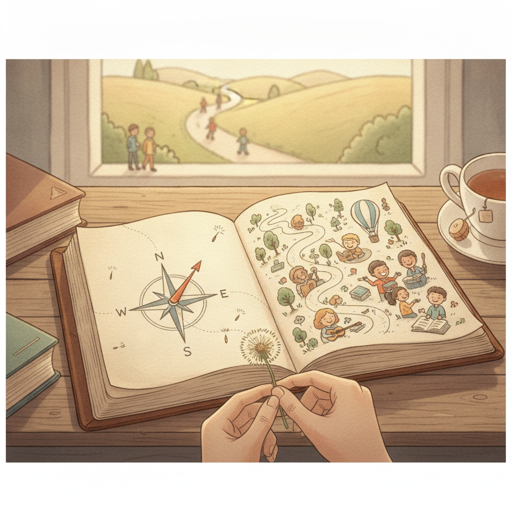 The Compass Points One Way, the Life Goes Another